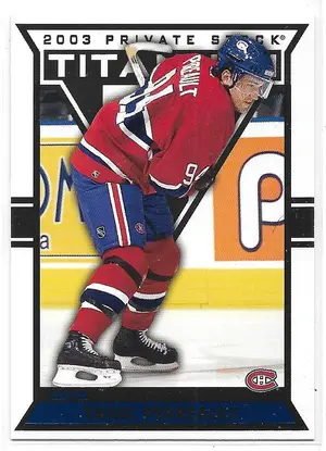 2002-03 Titanium Blue #56 Yanic Perreault (247/450)