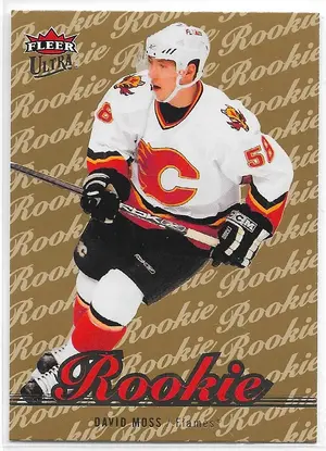 2007-08 Ultra Gold Medallion #213 David Moss RC