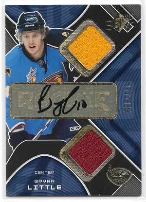 2007-08 SPx #203 Bryan Little RC (257/999) *