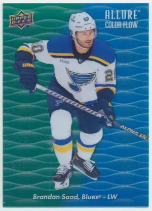 2023-24 ALLURE - BRANDON SAAD #CF-30 COLOR FLOW GREEN/BLUE