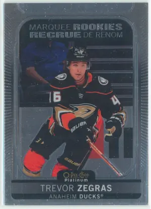 2021-22 O-PEE-CHEE PLATINUM - TREVOR ZEGRAS #203 MARQUEE ROOKIES