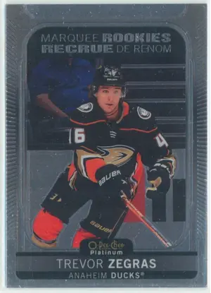 2021-22 O-PEE-CHEE PLATINUM - TREVOR ZEGRAS #203 MARQUEE ROOKIES