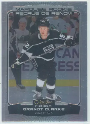 2022-23 O-PEE-CHEE PLATINUM - BRANDT CLARKE #296 MARQUEE ROOKIE