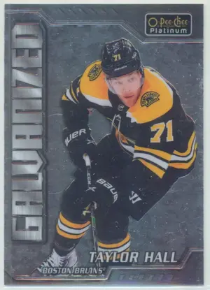 2022-23 O-PEE-CHEE PLATINUM - TAYLOR HALL #G-6 GALVANIZED