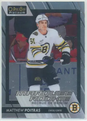 2023-24 O-PEE-CHEE PLATINUM - MATTHEW POITRAS #290 MARQUEE ROOKIE