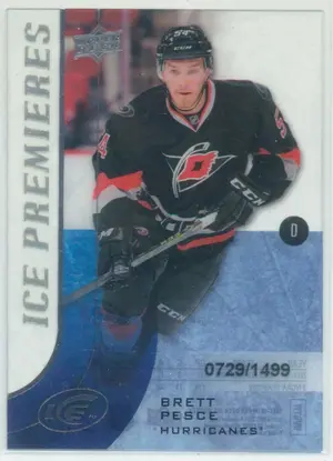 2015-16 UPPER DECK ICE - BRETT PESCE #159 ICE PREMIERES 729/1499