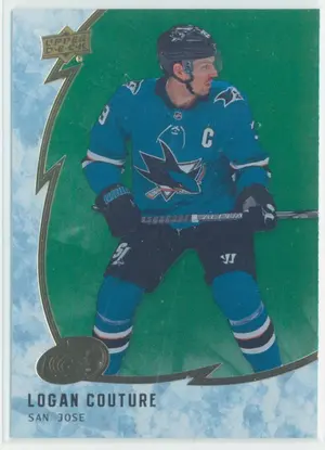 2019-20 UPPER DECK ICE - LOGAN COUTURE #12 GREEN