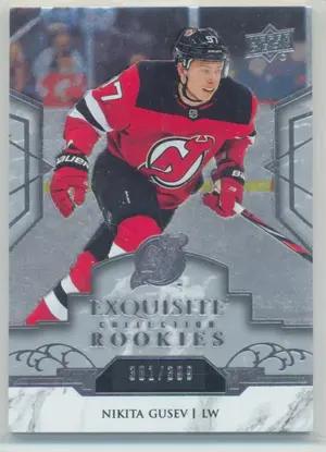 2019-20 UPPER DECK ICE - NIKITA GUSEV #R11 EXQUISITE ROOKIES 381/399