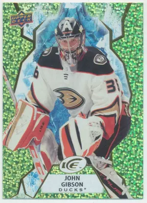 2021-22 UPPER DECK ICE - JOHN GIBSON #68 GREEN