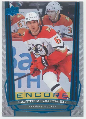 2025-26 UPPER DECK - CUTTER GAUTHIER #E-29 ENCORE BLUE