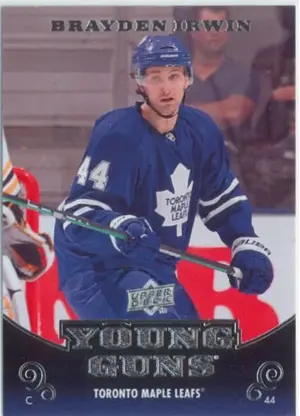 2010-11 UPPER DECK - BRAYDEN IRWIN #248 YOUNG GUNS