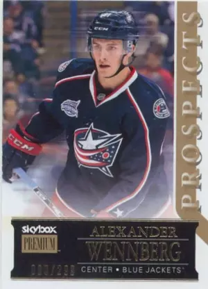 2014-15 FLEER SHOWCASE - ALEXANDER WENNBERG #55 SKYBOX PREMIUM 80/299