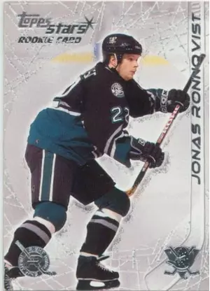 2000-01 TOPPS STARS - JONAS RONNQVIST #107 ROOKIE