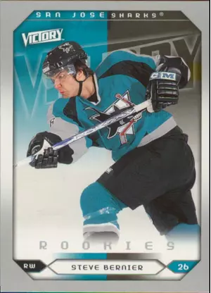 2005-06 VICTORY - STEVE BERNIER #296 ROOKIES