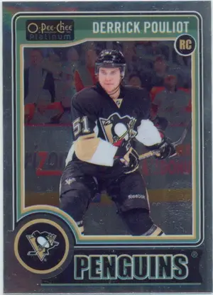 2014-15 O-PEE-CHEE PLATINUM - DERRICK POULIOT #174 ROOKIE