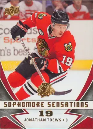 2008-09 UPPER DECK - JONATHAN TOEWS #SS2 SOPHOMORE SENSATIONS