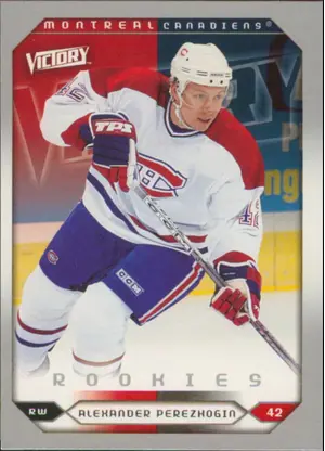 2005-06 VICTORY - ALEXANDER PEREZHOGIN #261 ROOKIES