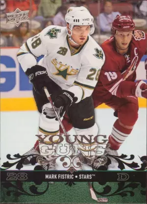 2008-09 UPPER DECK - MARK FISTRIC #210 YOUNG GUNS