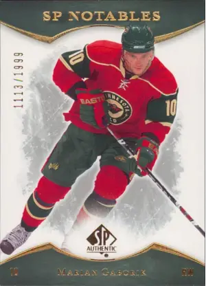 2007-08 SP AUTHENTIC - MARIAN GABORIK #133 SP NOTABLES 1113/1999