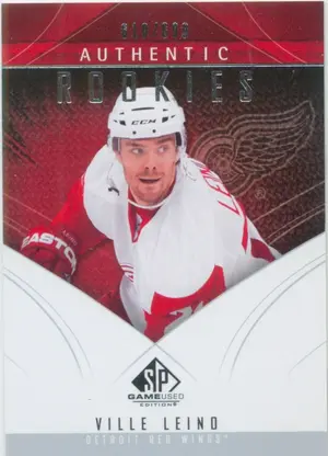 2009-10 SP GAME USED - VILLE LEINO #103 AUTHENTIC ROOKIES 619/699