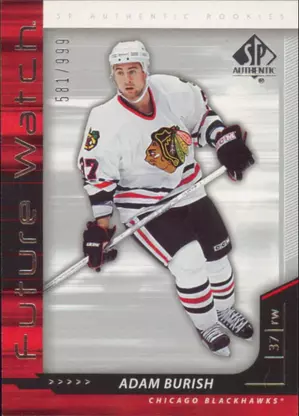 2006-07 SP AUTHENTIC - ADAM BURISH #245 FUTURE WATCH 581/1999
