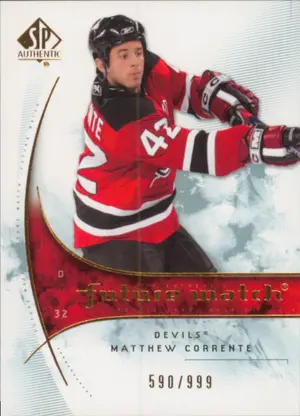 2009-10 SP AUTHENTIC - MATTHEW CORRENTE #199 FUTURE WATCH 590/999