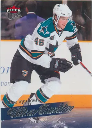 2008-09 FLEER ULTRA - MIKE IGGULDEN #213 ROOKIE