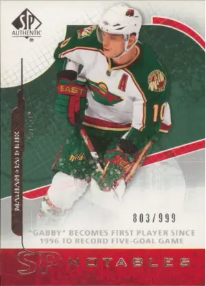 2008-09 SP AUTHENTIC - MARIAN GABORIK #127 SP NOTABLES 803/999