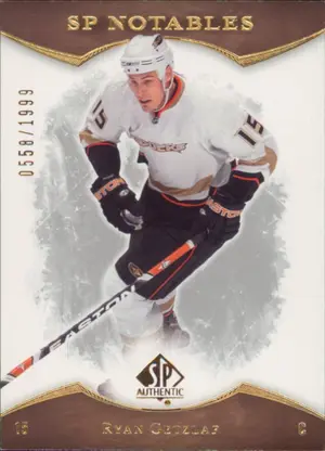 2007-08 SP AUTHENTIC - RYAN GETZLAF #160 SP NOTABLES 558/1999