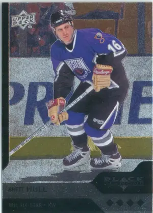 2013-14 BLACK DIAMOND - BRETT HULL #203 QUAD DIAMOND