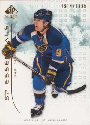 2009-10 SP AUTHENTIC - PAUL KARIYA #142 SP ESSENTIALS 1914/1999
