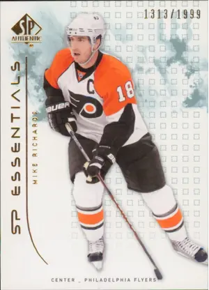 2009-10 SP AUTHENTIC - MIKE RICHARDS #134 SP ESSENTIALS 1313/1999