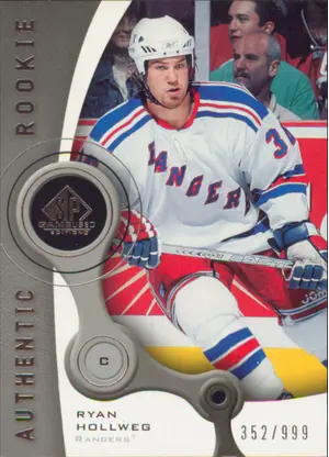 2005-06 SP GAME USED - RYAN HOLLWEG #133 AUTHENTIC ROOKIE 352/999