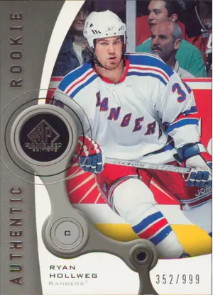 2005-06 SP GAME USED - RYAN HOLLWEG #133 AUTHENTIC ROOKIE 352/999