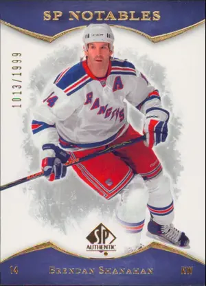 2007-08 SP AUTHENTIC - BRENDAN SHANAHAN #124 SP NOTABLES 1013/1999