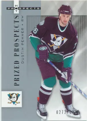 2005-06 HOT PROSPECTS - DUSTIN PENNER #101 PRIZED PROSPECTS 272/1999