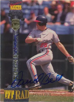 1994 Signature Rookies - David Bell #85 Tetrad Autographs /7,750