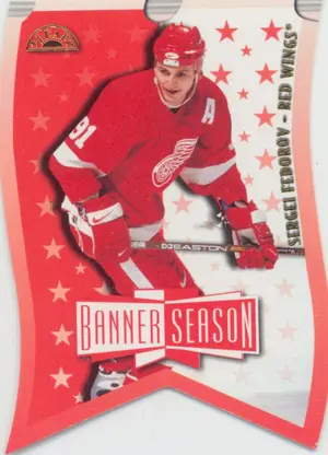 1997-98 LEAF - SERGEI FEDOROV #16 BANNER SEASON 2931/3500