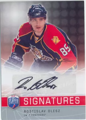 2008-09 BE A PLAYER - ROSTISLAV OLESZ #S-RO SIGNATURES
