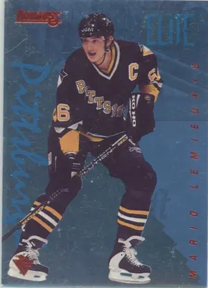 1995-96 DONRUSS - MARIO LEMIEUX #9 ELITE INSERTS 5337/10000