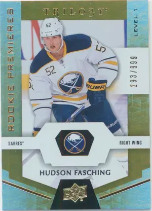 2016-17 TRILOGY - HUDSON FASCHING #76 ROOKIE 293/999