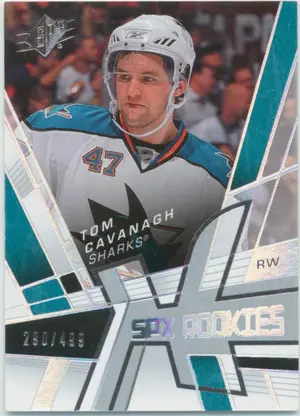 2008-09 SPX - TOM CAVANAGH #119 ROOKIE 290/499