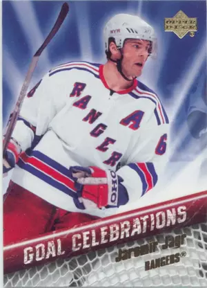 2005-06 UPPER DECK - JAROMIR JAGR #GC3 GOAL CELEBRATIONS