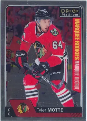 2016-17 O-PEE-CHEE PLATINUM - TYLER MOTTE #193 MARQUEE ROOKIE