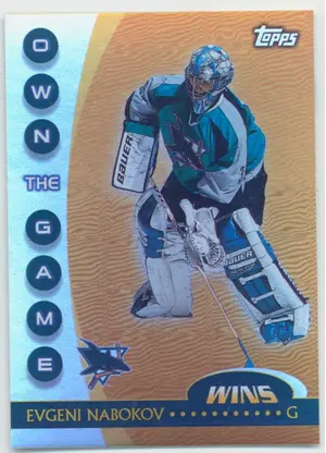 2002-03 TOPPS - EVGENI NABOKOV #OTG18 OWN THE GAME