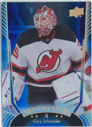2016-17 UPPER DECK - CORY SCHNEIDER #SS-44 SHINING STARS ROYAL BLUE