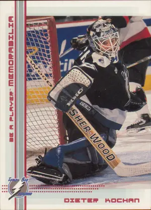 2000-01 BE A PLAYER MEMORABILIA - DIETER KOCHAN #234 RUBY 104/200
