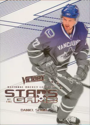 2010-11 VICTORY - DANIEL SEDIN #SOG-DS STARS OF THE GAME