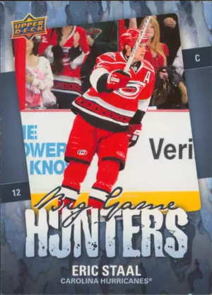2008-09 UPPER DECK - ERIC STAAL #BGH-ES BIG GAME HUNTERS