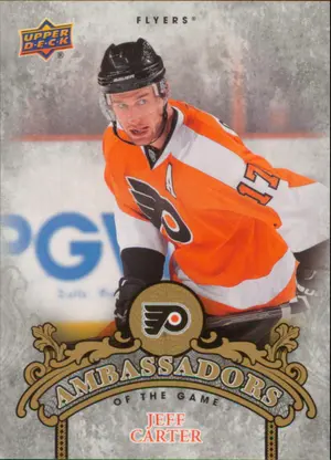 2010-11 UPPER DECK - JEFF CARTER #AG34 AMBASSADORS OF THE GAME